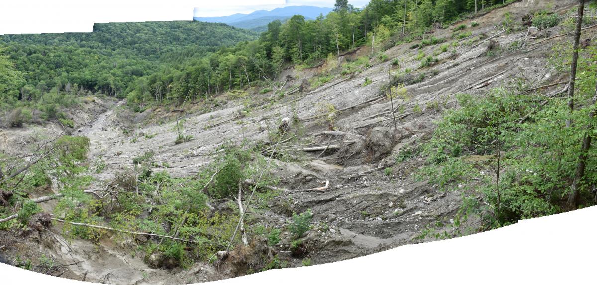 Cotton Brook Landslide Waterbury Vt Department Of Environmental